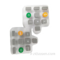 Types de clavier de machine POS en caoutchouc en silicone personnalisé